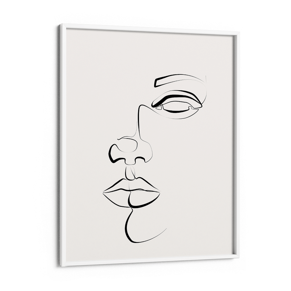 Desire Nook At You Matte Paper White Frame