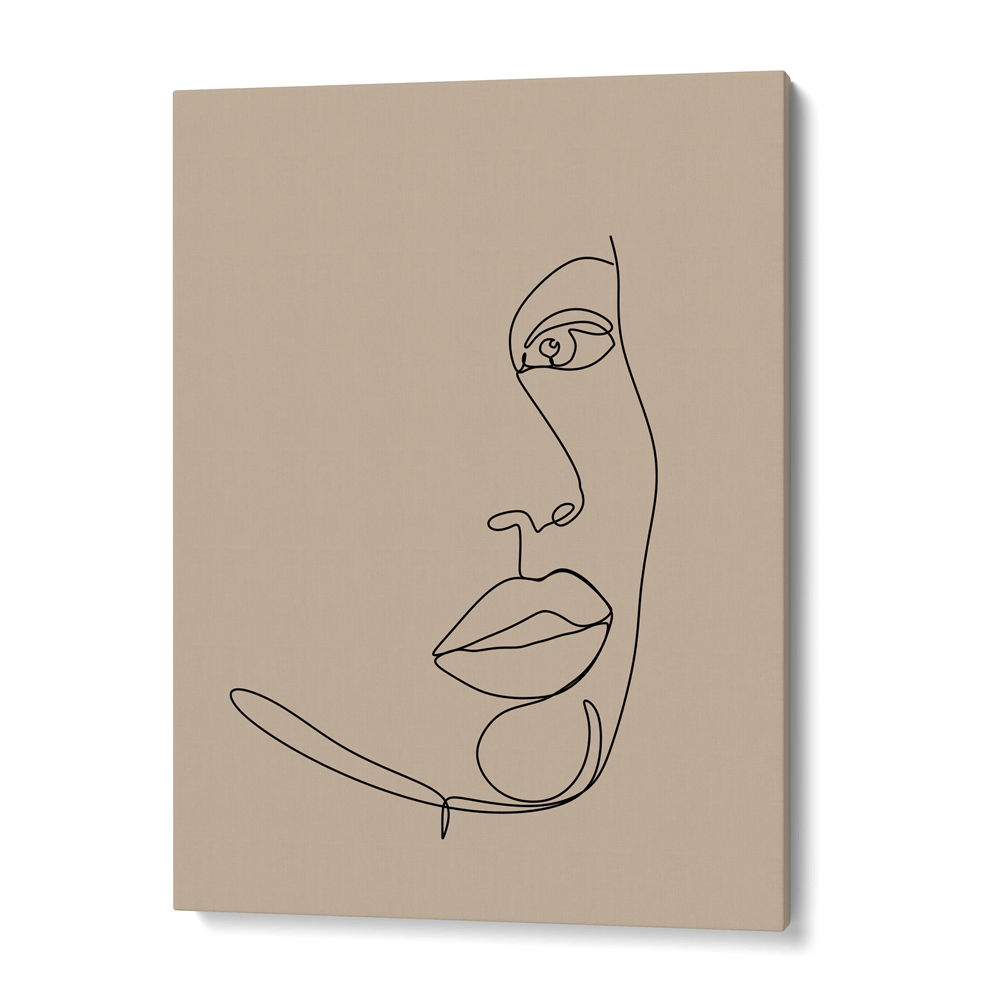 Partial - Beige Nook At You Canvas Gallery Wrap