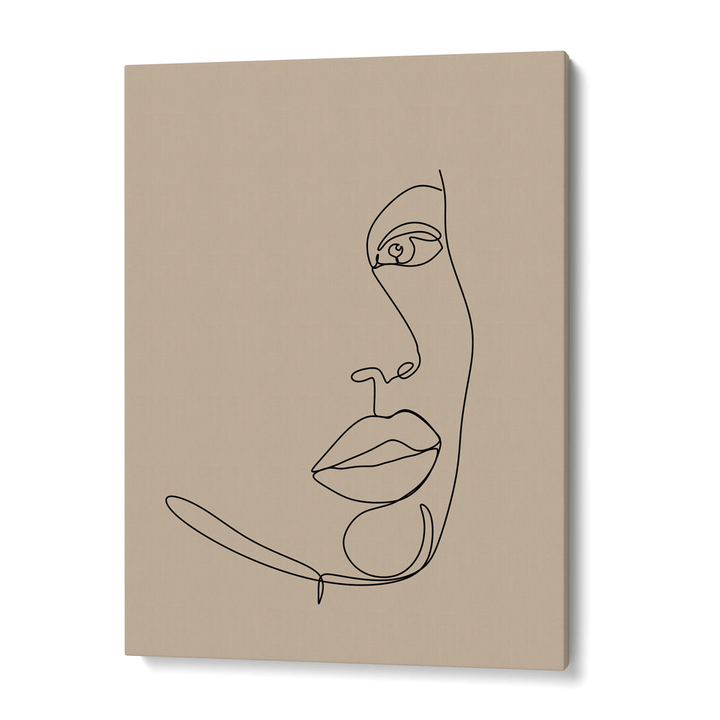 Partial - Beige Nook At You Canvas Gallery Wrap