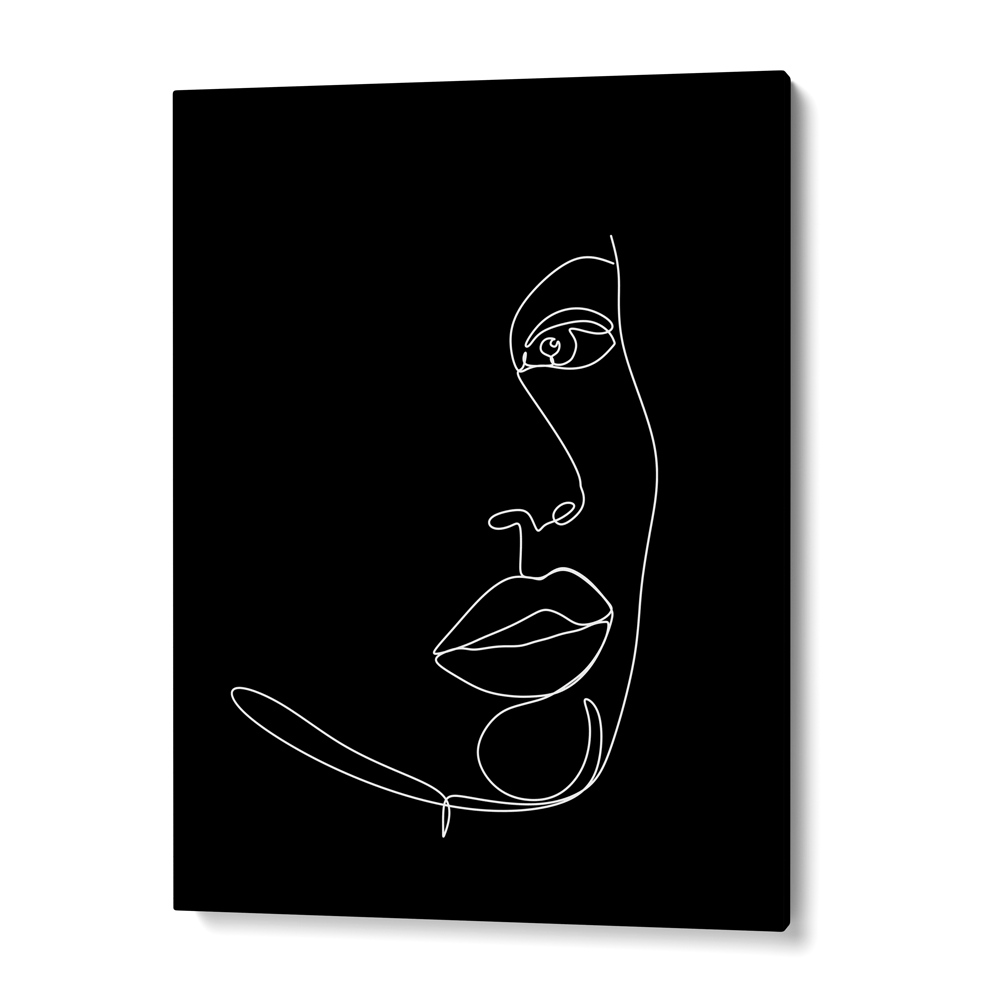 Partial - Black Nook At You Canvas Gallery Wrap