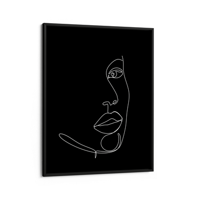 Partial - Black Nook At You Matte Paper Black Frame