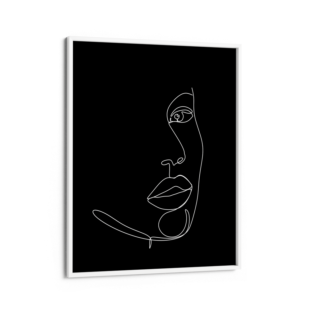 Partial - Black Nook At You Matte Paper White Frame