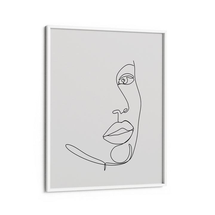 Partial - White Nook At You Matte Paper White Frame
