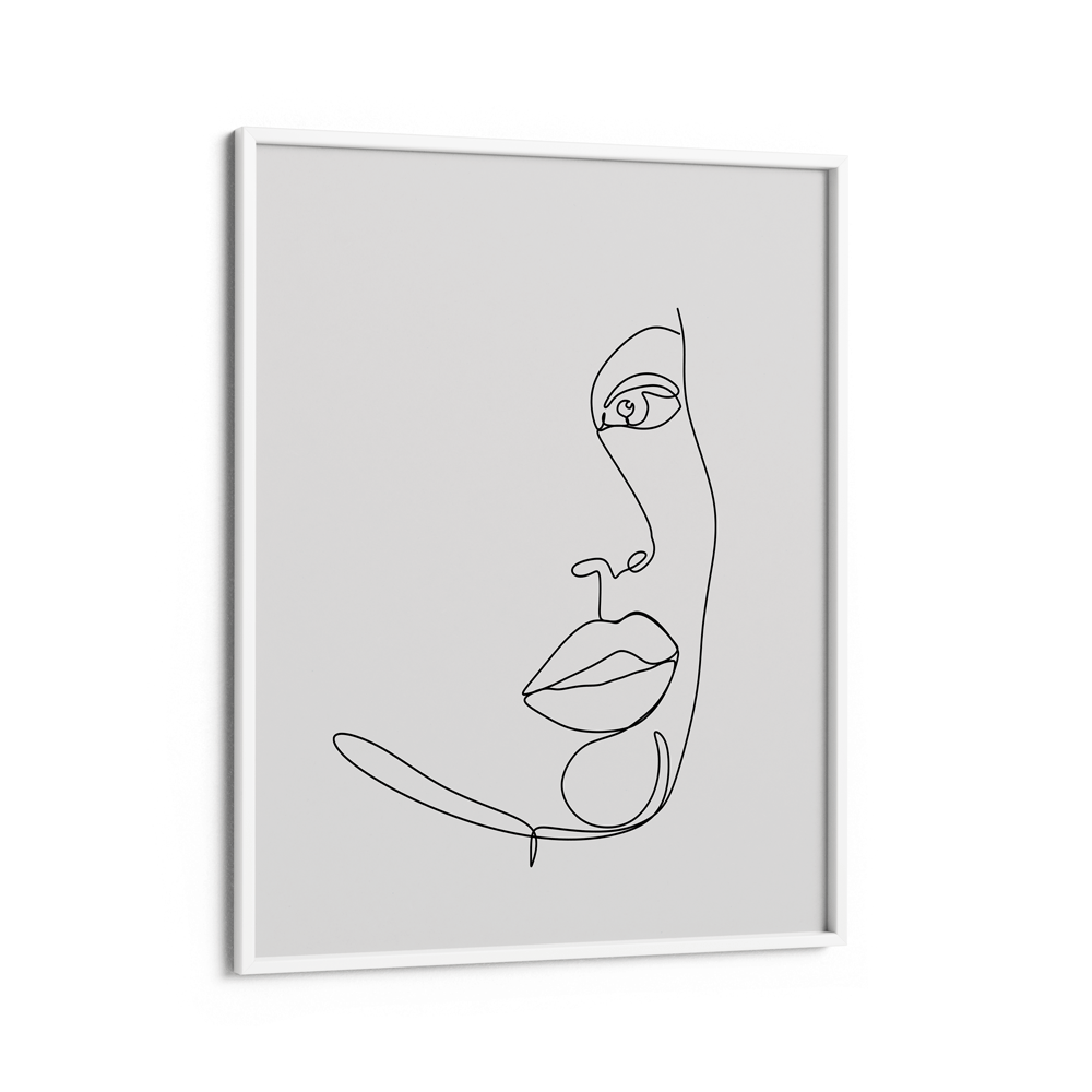 Partial - White Nook At You Matte Paper White Frame
