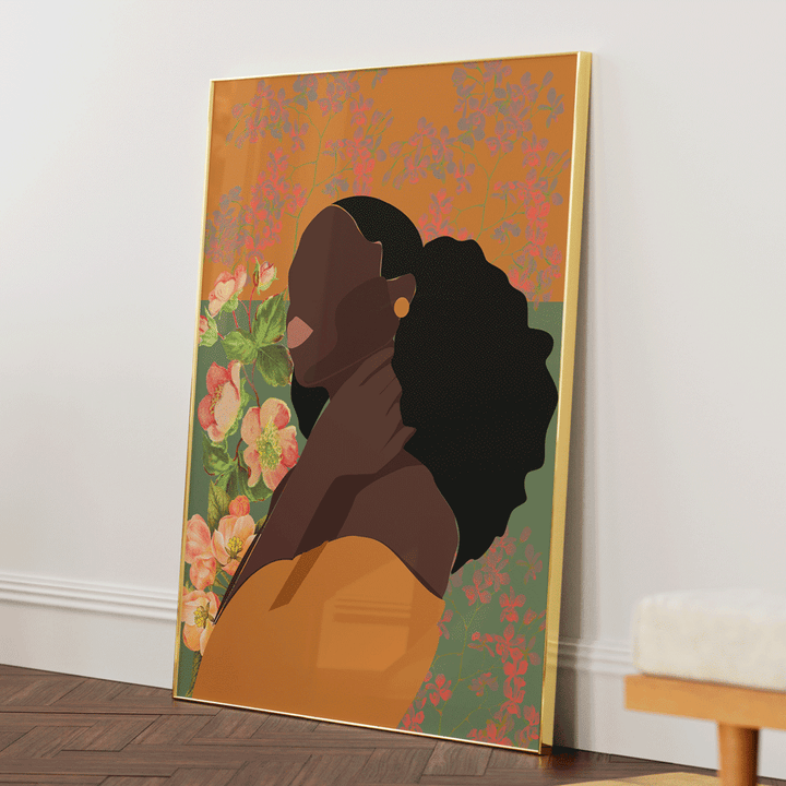 Wonder Nook At You Matte Paper Gold Metal Frame