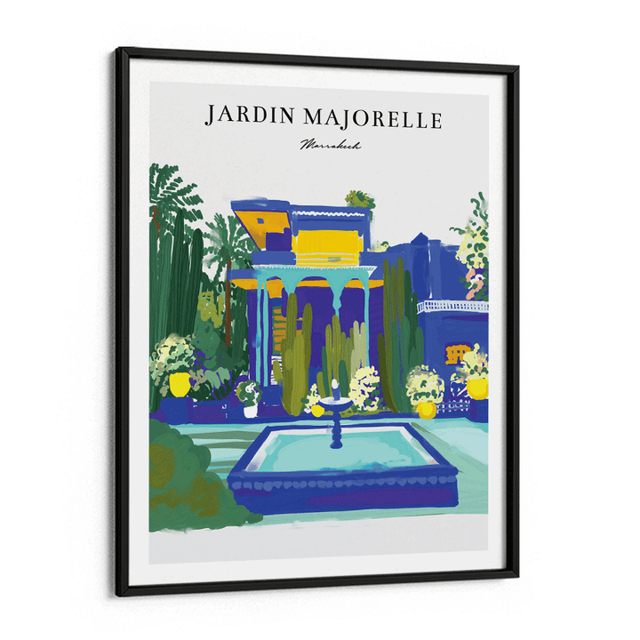Jardin Majorelle Nook At You Matte Paper Black Frame