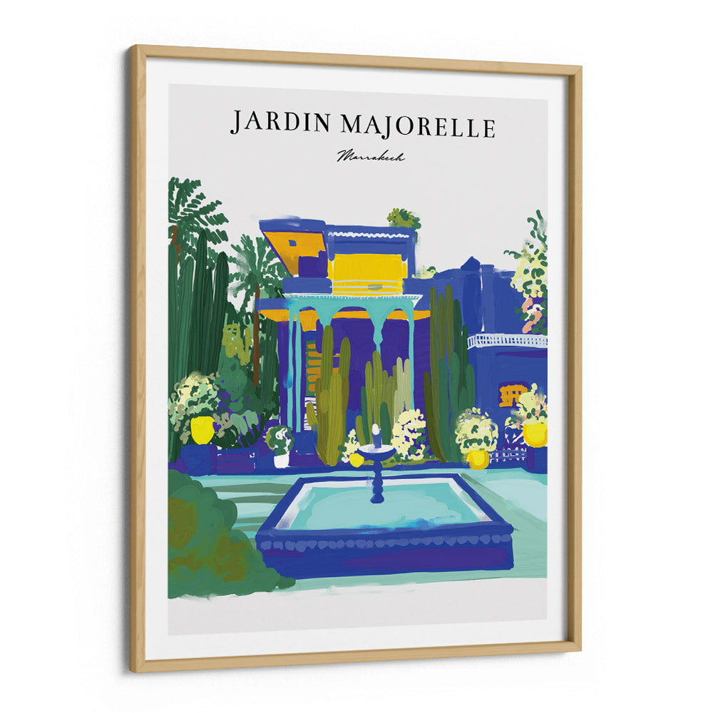 Jardin Majorelle Nook At You Premium Luster Paper Wooden Frame