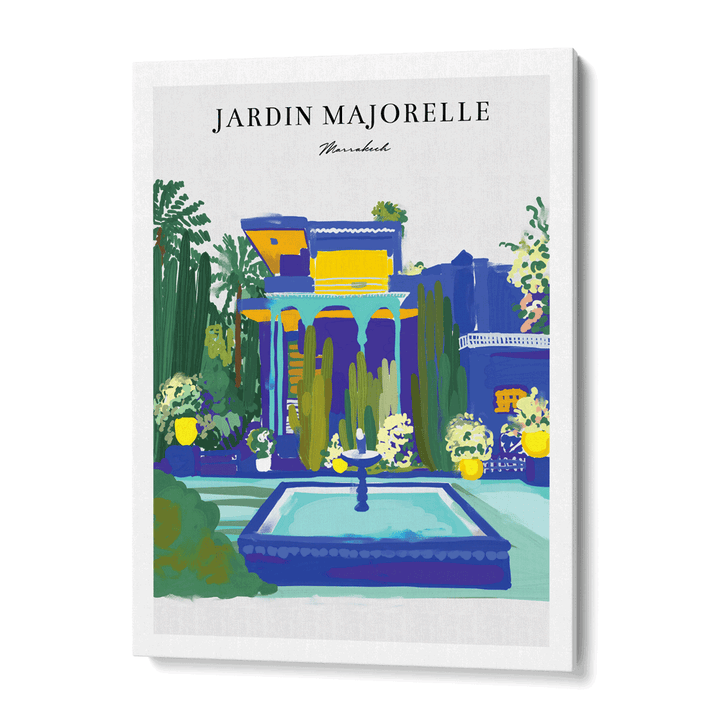 Jardin Majorelle Nook At You Canvas Gallery Wrap