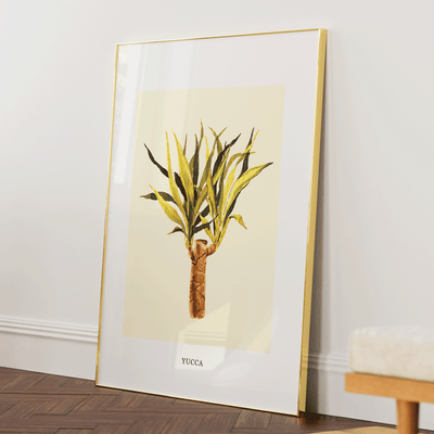 Yucca Nook At You Matte Paper Gold Metal Frame