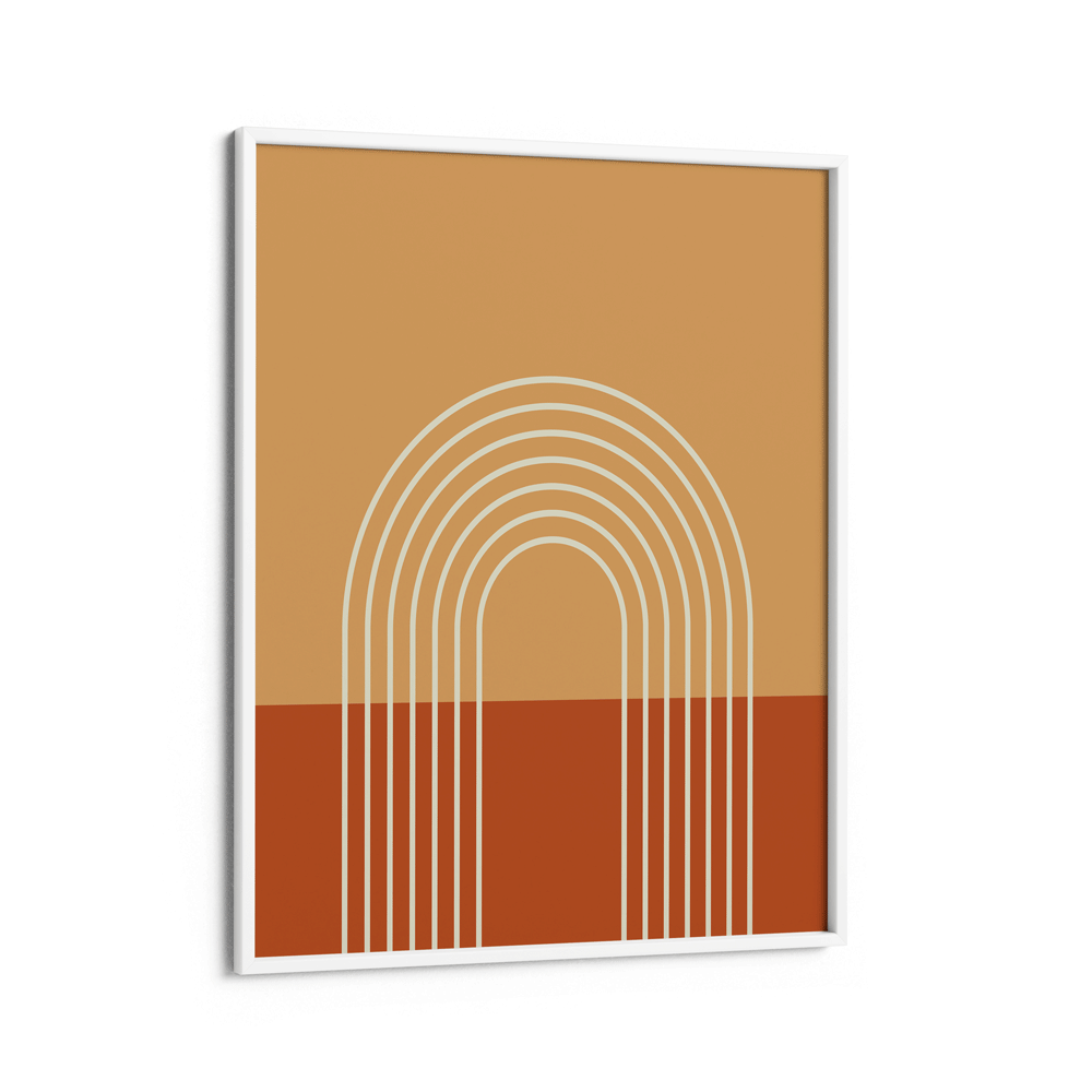 Tropical Geometric Nook At You Matte Paper White Frame