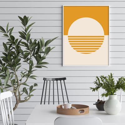 Abstract Sun Block Nook At You Matte Paper Rolled Art