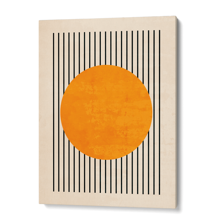 Sun Colour Block Abstract Art Prints-Gallery Wrap-Nook At You