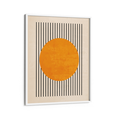 Sun Colour Block Nook At You Matte Paper White Frame