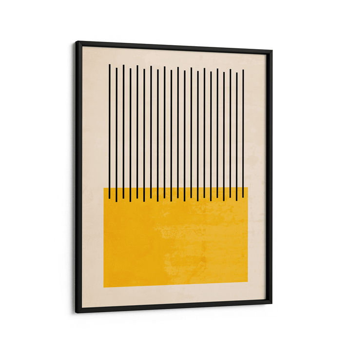 Lemon Colour Block Abstract Art Prints-Rolled Art-Nook At You
