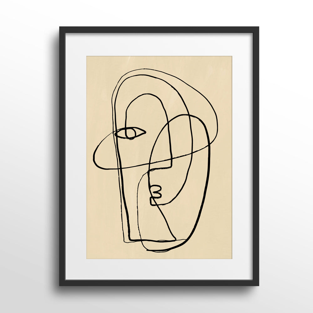 Éhontée Nook At You Matte Paper Black Frame With Mount