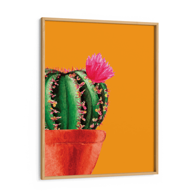 Burnt Orange Succulent Nook At You Matte Paper Wooden Frame