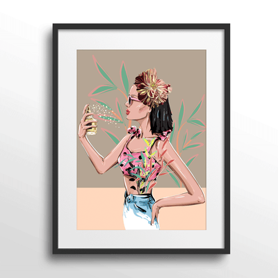 parfum Nook At You Matte Paper Black Frame With Mount