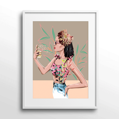 parfum Nook At You Matte Paper White Frame With Mount