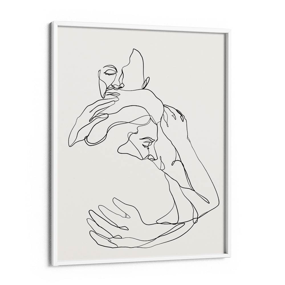 Cuddle Nook At You Matte Paper White Frame