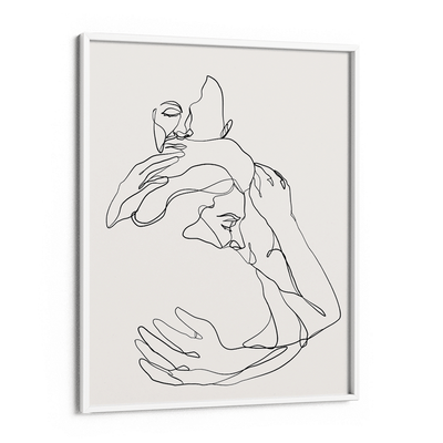 Cuddle Nook At You Matte Paper White Frame