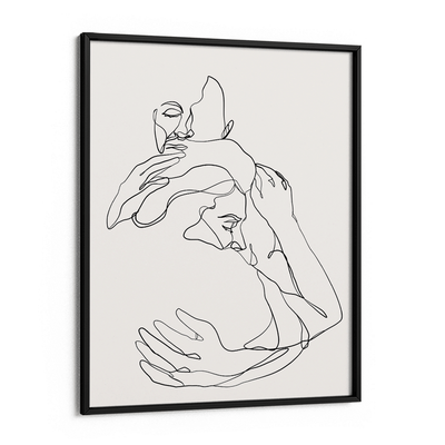 Cuddle Nook At You Matte Paper Black Frame