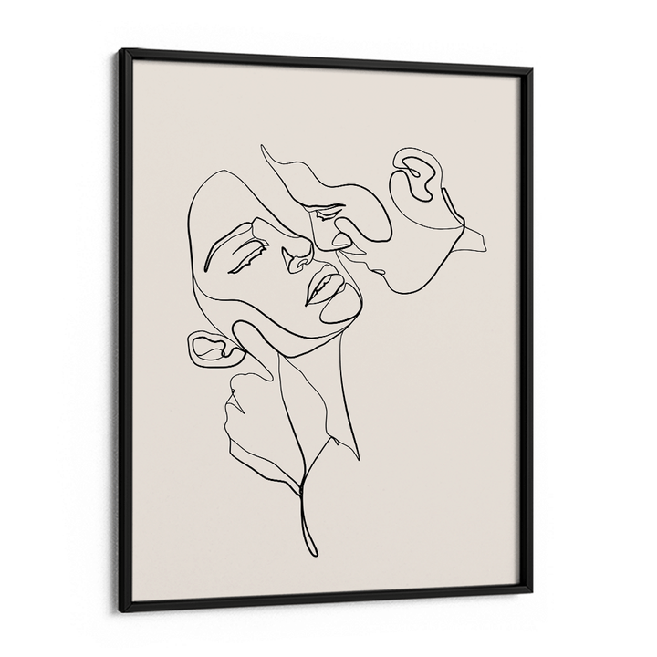 Embrace - Beige Nook At You Matte Paper Black Frame