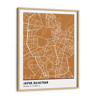 Map Art - Mustard - Pantone Nook At You  