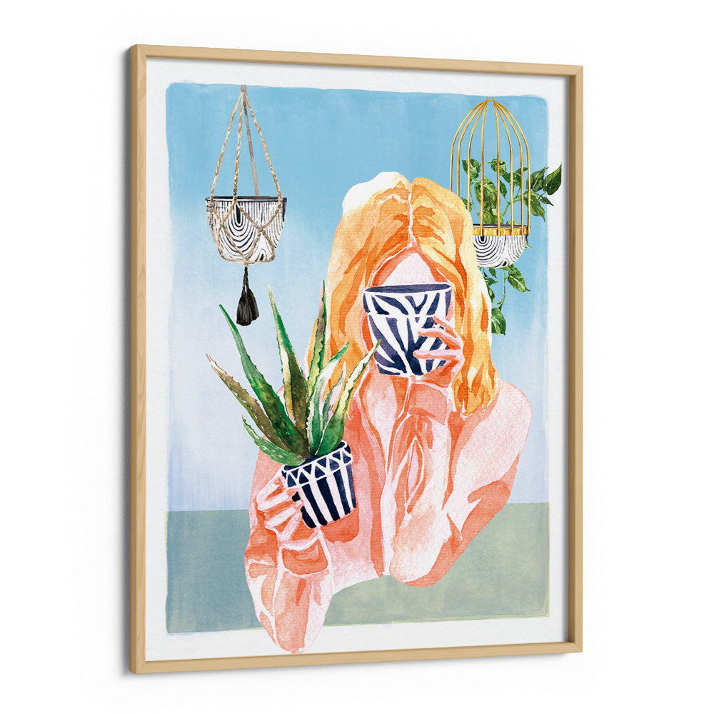 Cerulean Delight Nook At You Matte Paper Wooden Frame