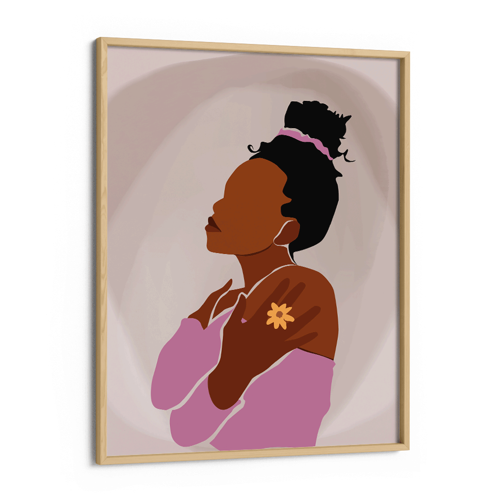 Expression Nook At You Matte Paper Wooden Frame