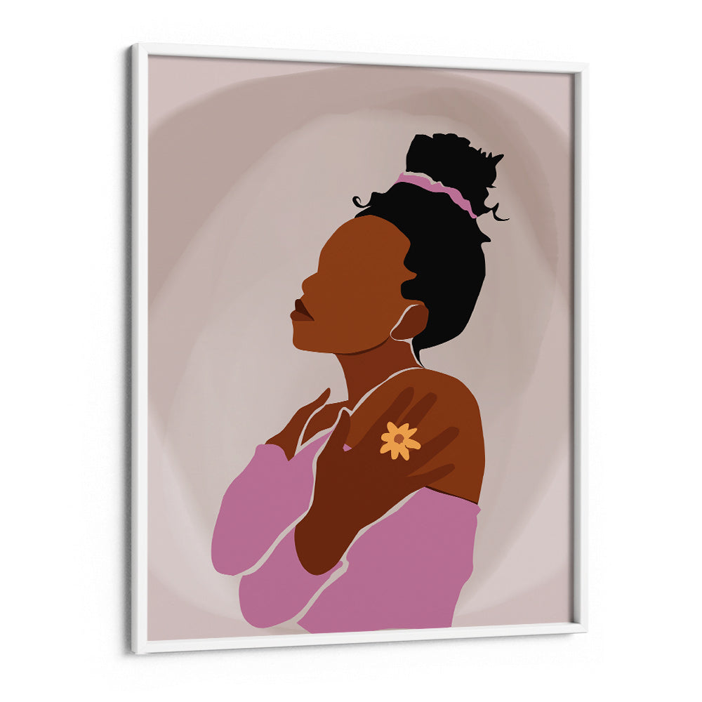 Expression Nook At You Matte Paper White Frame