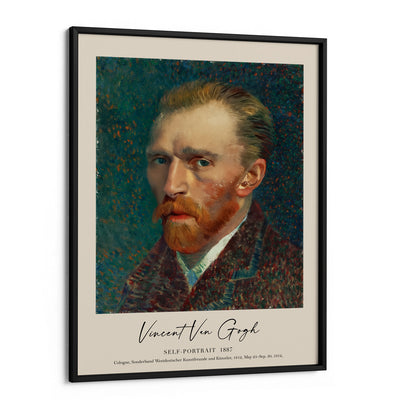 Vincent Van Gogh - Self-Portrait 1887 Nook At You Matte Paper Black Frame
