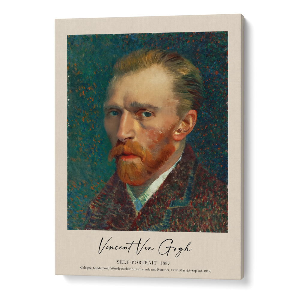 Vincent Van Gogh - Self-Portrait 1887 Nook At You Canvas Gallery Wrap